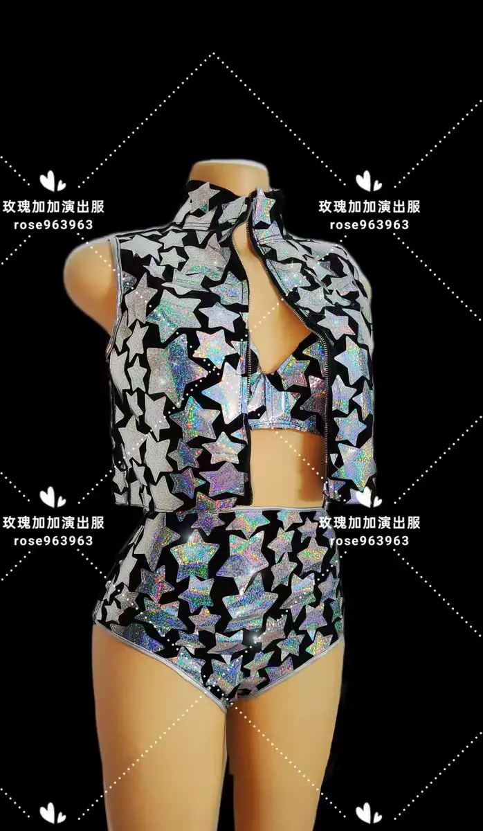 الملونة مثير الهيب هوب دعوى روك المغني الجاز الرقص أداء زي ملهى ليلي بار الإناث DJ الرقص فريق المرحلة الملابس