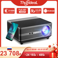 ThundeaL TD98 1080P Full HD Projector LED 4K WiFi Android Projector Auto Focus TD98W PK DLP 3D Video Smart Home Theater Beamer