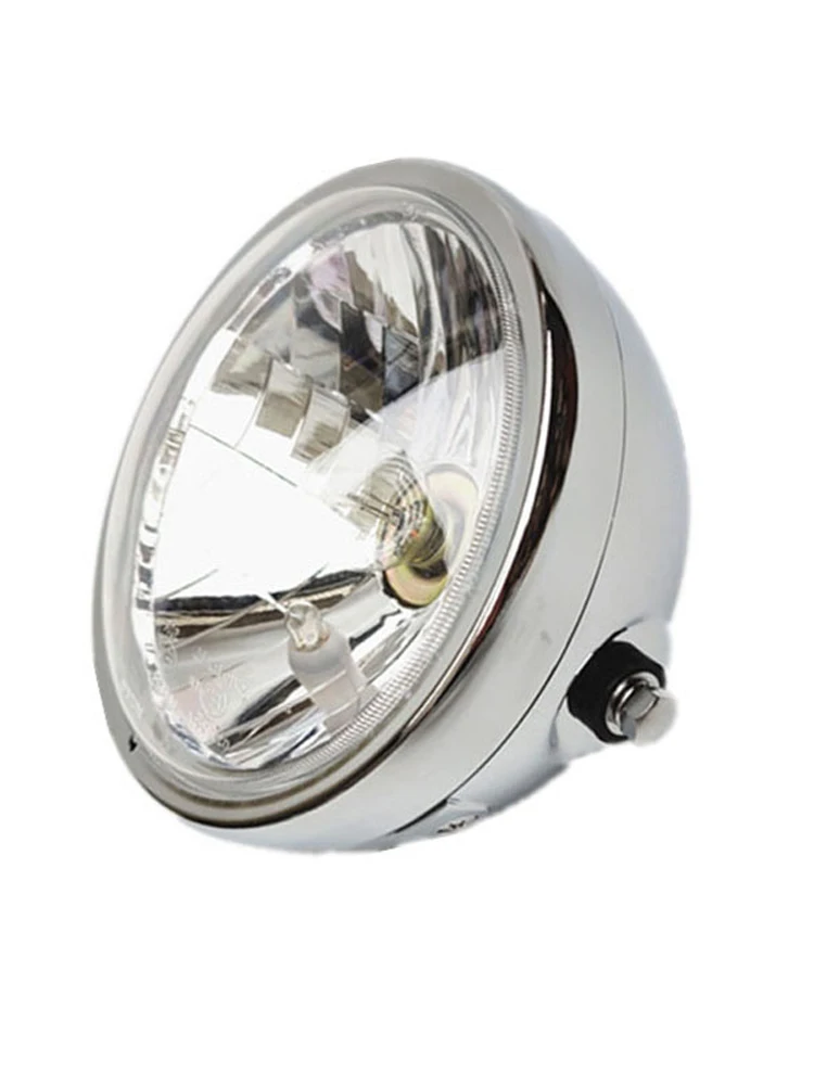 Motorcycle Head Lamp for Suzuki Haojue Jingcheng Lifan GN125-2F HJ125-8E GN150 EN125 Universal Chrome Front Lighting System