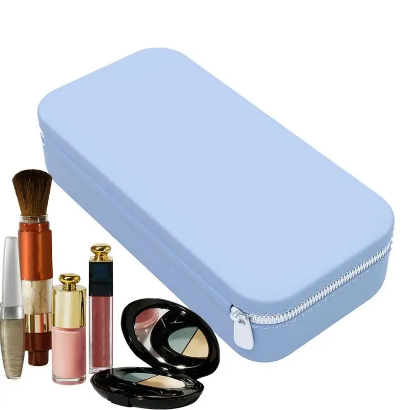 Silicone Makeup Brush Travel Case Portable Travel Size Silicone Cosmetic Bag Makeup Brush Holder And Toiletry Bag Travel