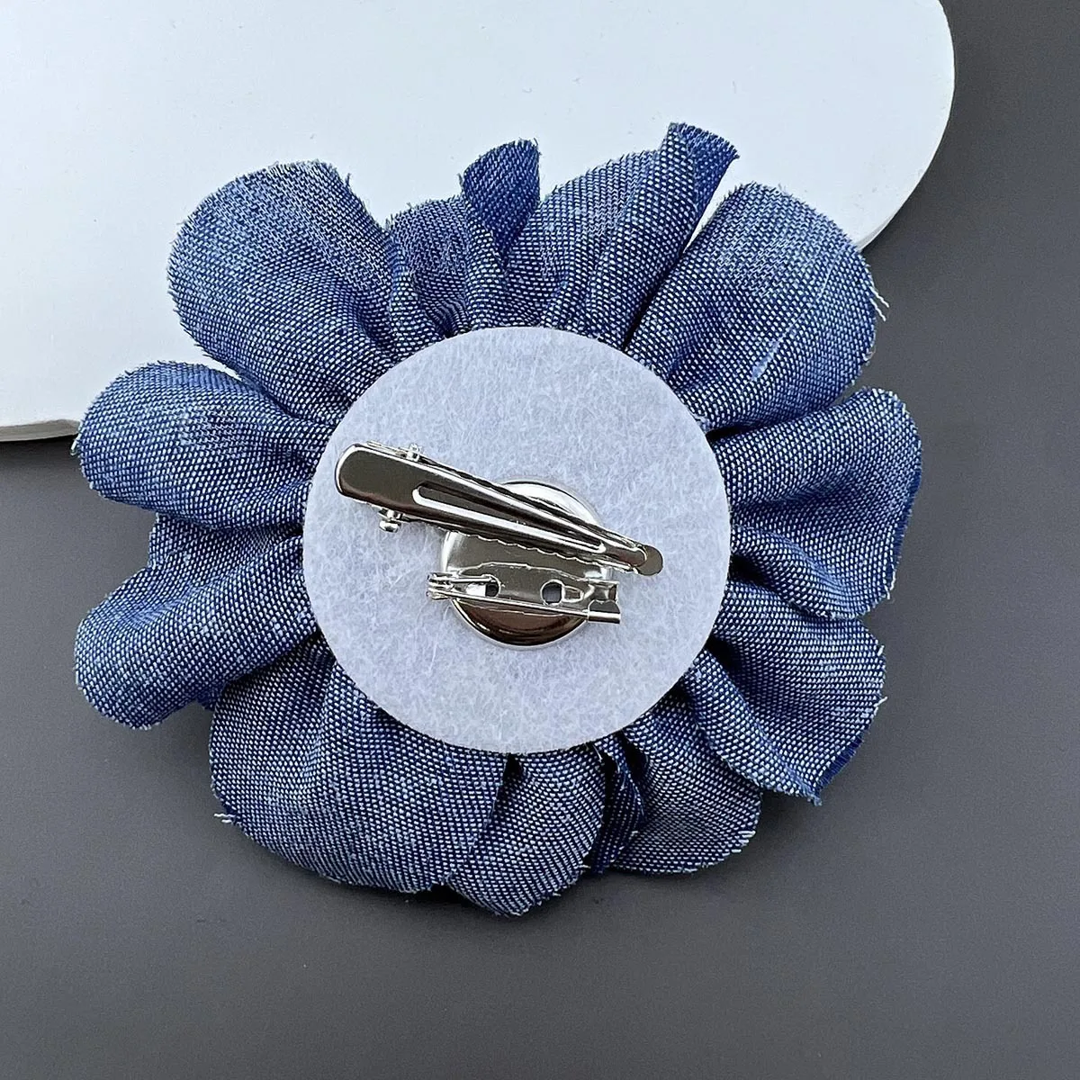 New 10cm Fabric Multi-layer Handmade Flower Clothing Accessory Brooch