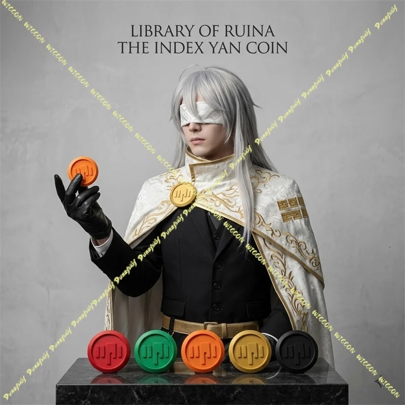 The The Index Yan Coin Library of Ruina Cosplay Emblem Game Prop Metal Style 3D Round Badge Accessory For Coser Halloween Party Cos - Aliexpress Deal