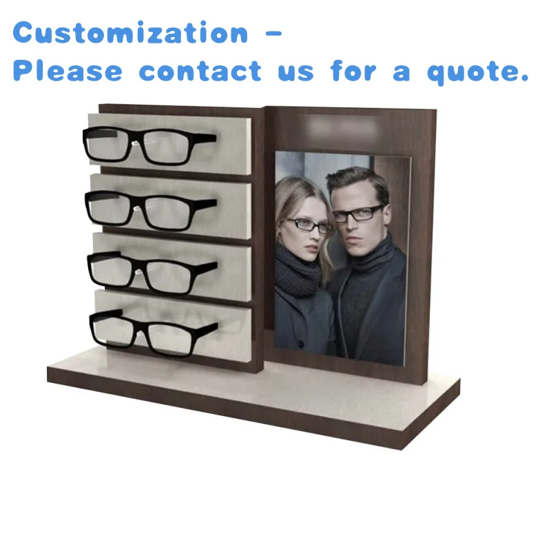 

custom.Eyewear Display Stand Retail Shop PVC Rack Pre Assembled Sunglasses Display Vietnam Supermarket Shelf Use