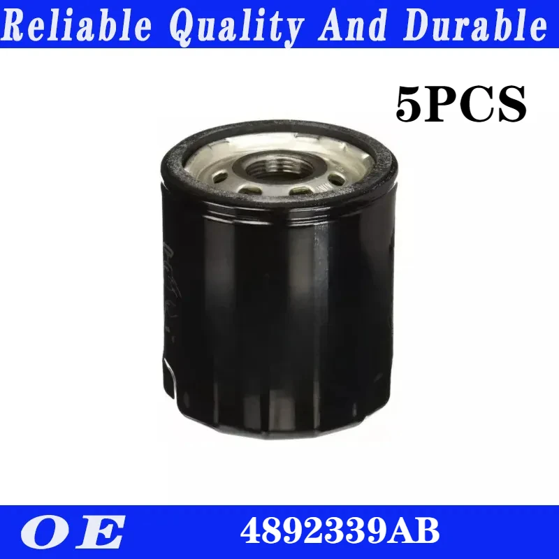 5PCS Original genuine For Ram 1500/2500/3500 2013-2024 Engine Oil Filter | For 04892339AB 4892339AB car accessories