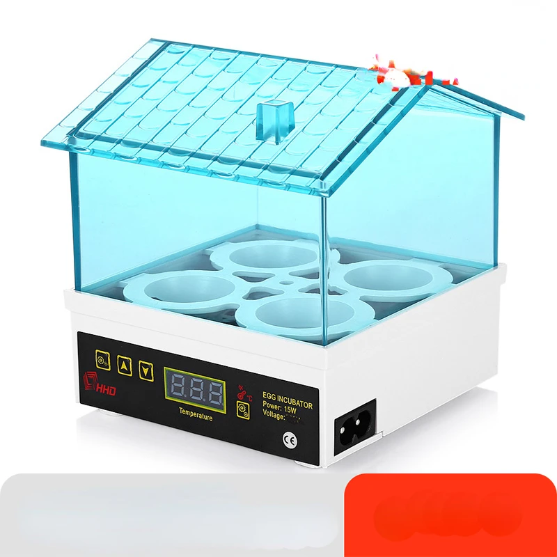 4pcs Incubator for Eggs Fully Automatic Turning Brooder Chicken Quail Egg Incubators 98%Hatching Rate Mini Egg Incubator Machine