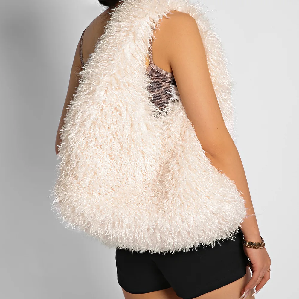 Thumbnail 4 - #2 Trending Faux Fur Shoulder Bags Right Now