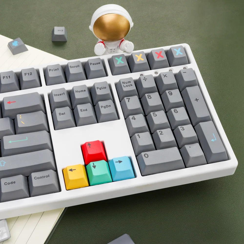 Imagem -03 - Clone Keycaps Kit de Teclado Mecânico Gmk Pbt Dye Sub Perfil Cereja Oem Pbt Perfil mx Jogos 130 Chaves