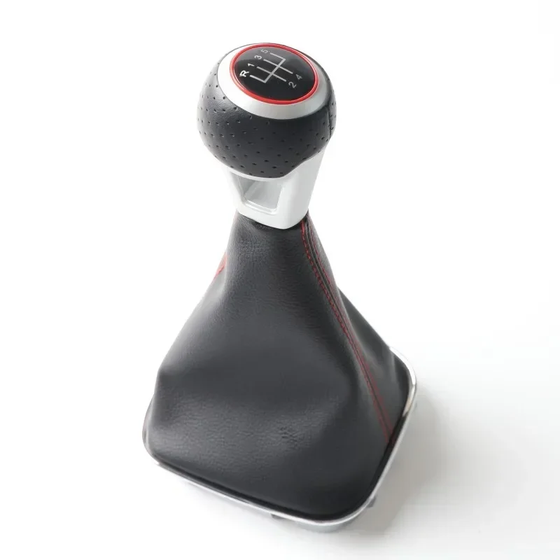 5 6 Speed Gear Shift Knob for VW Volkswagen Polo 6r 6c Hatchback Sedan 2011-2019 with Gaitor 2012 2013 2014 2015 2016 2017 2018