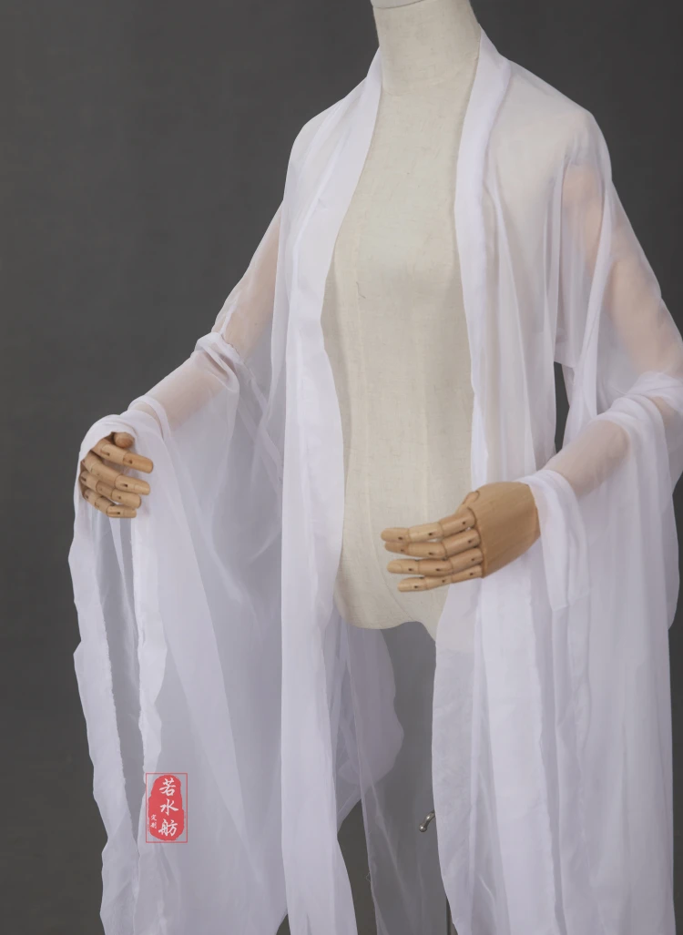 

Ancient Chinese Hanfu Large Sleeve Shirt Tulle Tang Dynasty Cardigan Dance Clothes Cosplay Stage Costume