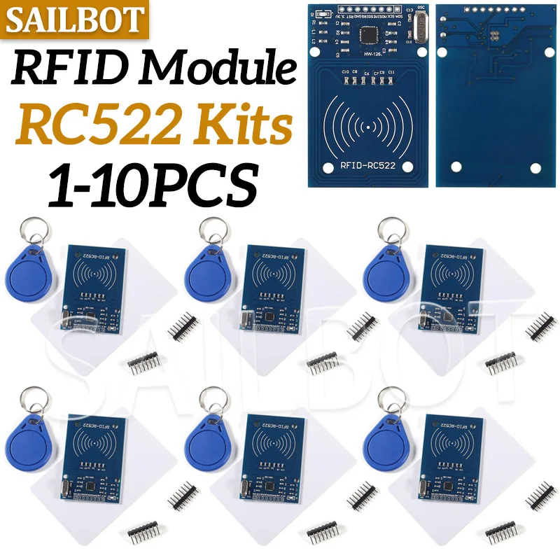 RFID IC Wireless Module MFRC-522 RC-522 RC522 IC KEY SPI Writer Reader IC Card Proximity for Arduino