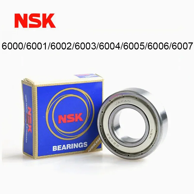 

Free Shipping NSK Japan Bearing 6000 6001 6002 6003 6004 6005 6006 6007 2RS/ZZ Rubber Sealed Deep Groove Ball Bearing