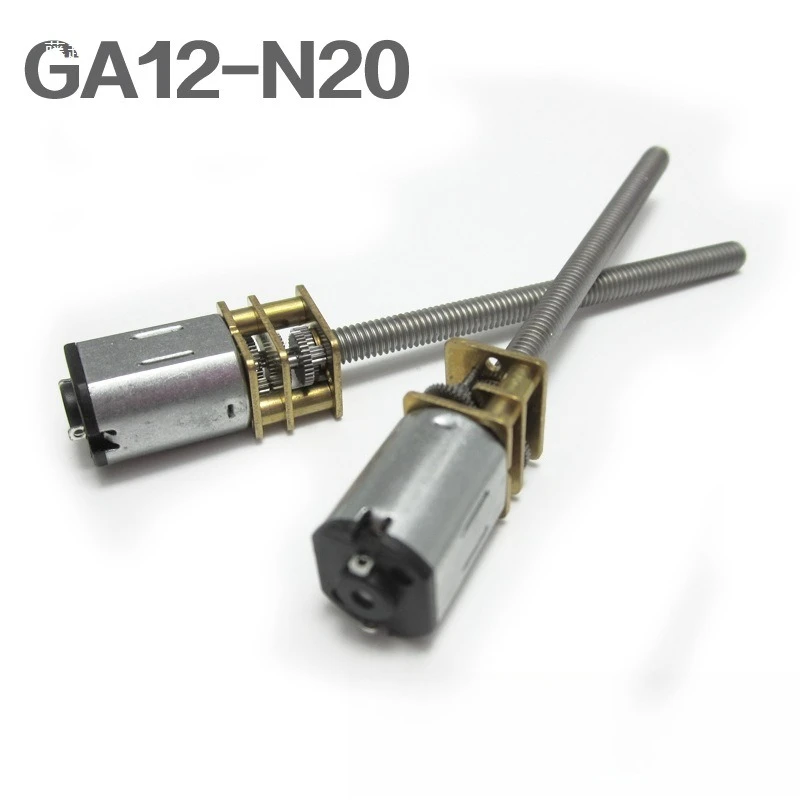 Image of GA12-N20 M4*55 Mikro-Getriebemotor 3V 12V DC-Motoren mit längerem Gewinde Elektromotor