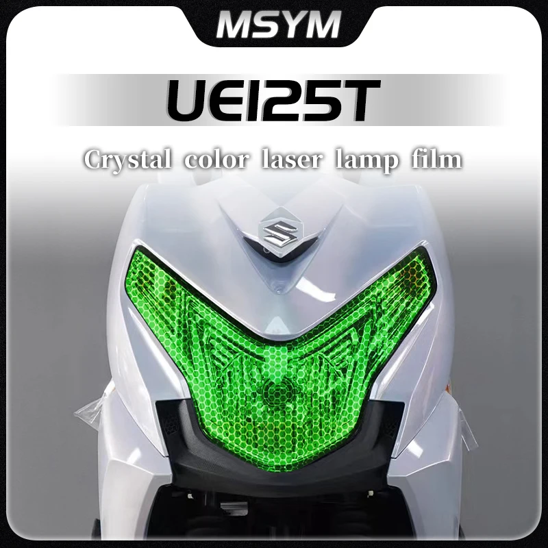 

For Suzuki UE125T UE 125T Ue125T ue125t Headlight and taillight film honeycomb laser sticker protective film accessories