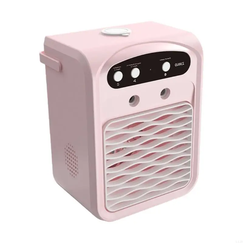 U1JE 휴대용 데스크톱 공기 냉각 팬 3 스피드 설정 냉각 팬 기숙사 연구 사무실 책상을위한 충전식 팬