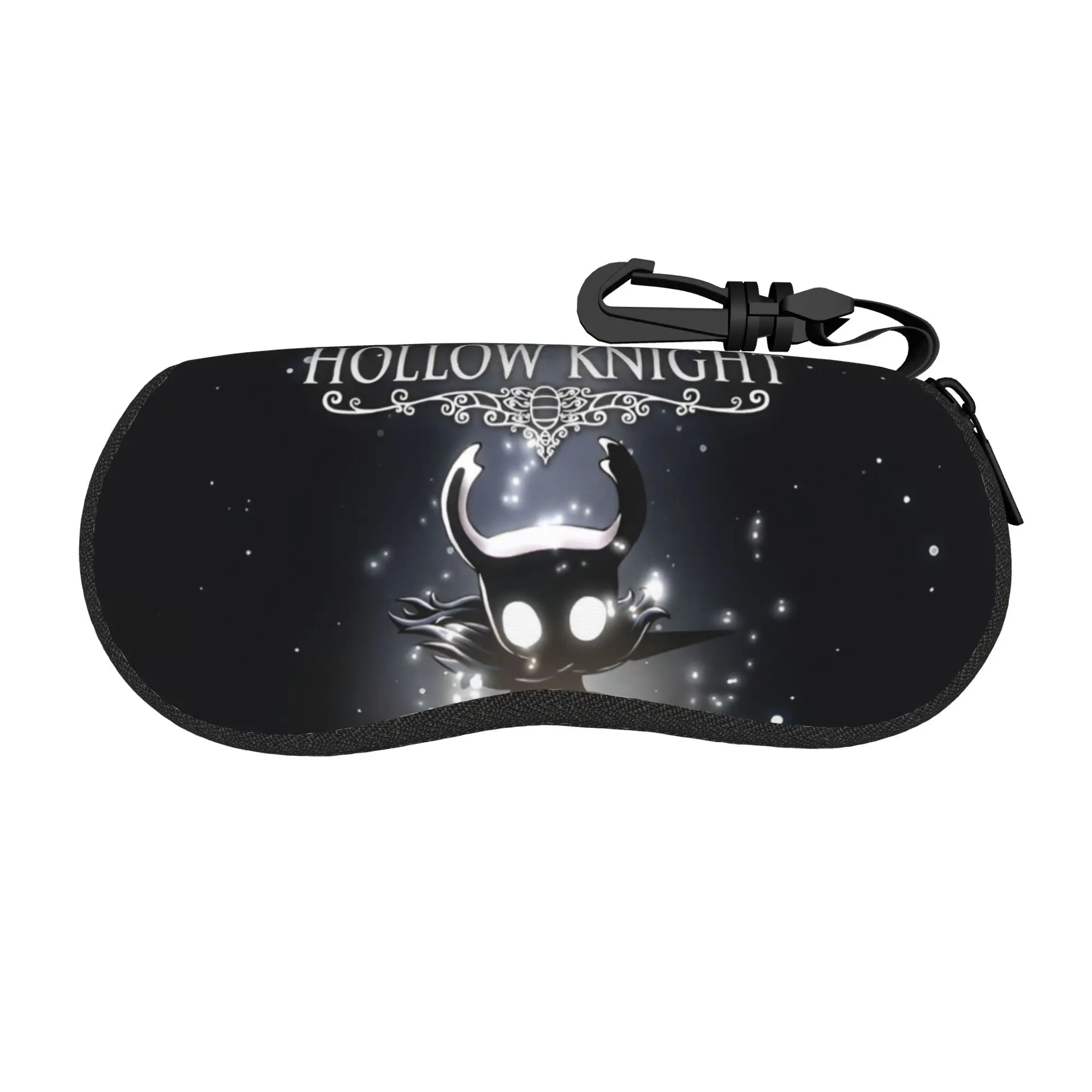 Hollow Knight Glasses Case Game Funny Cartoon Zip Sunglasses Pouch Soft Daily Eyeglass Cases Cover Men Women Eyewear Bag