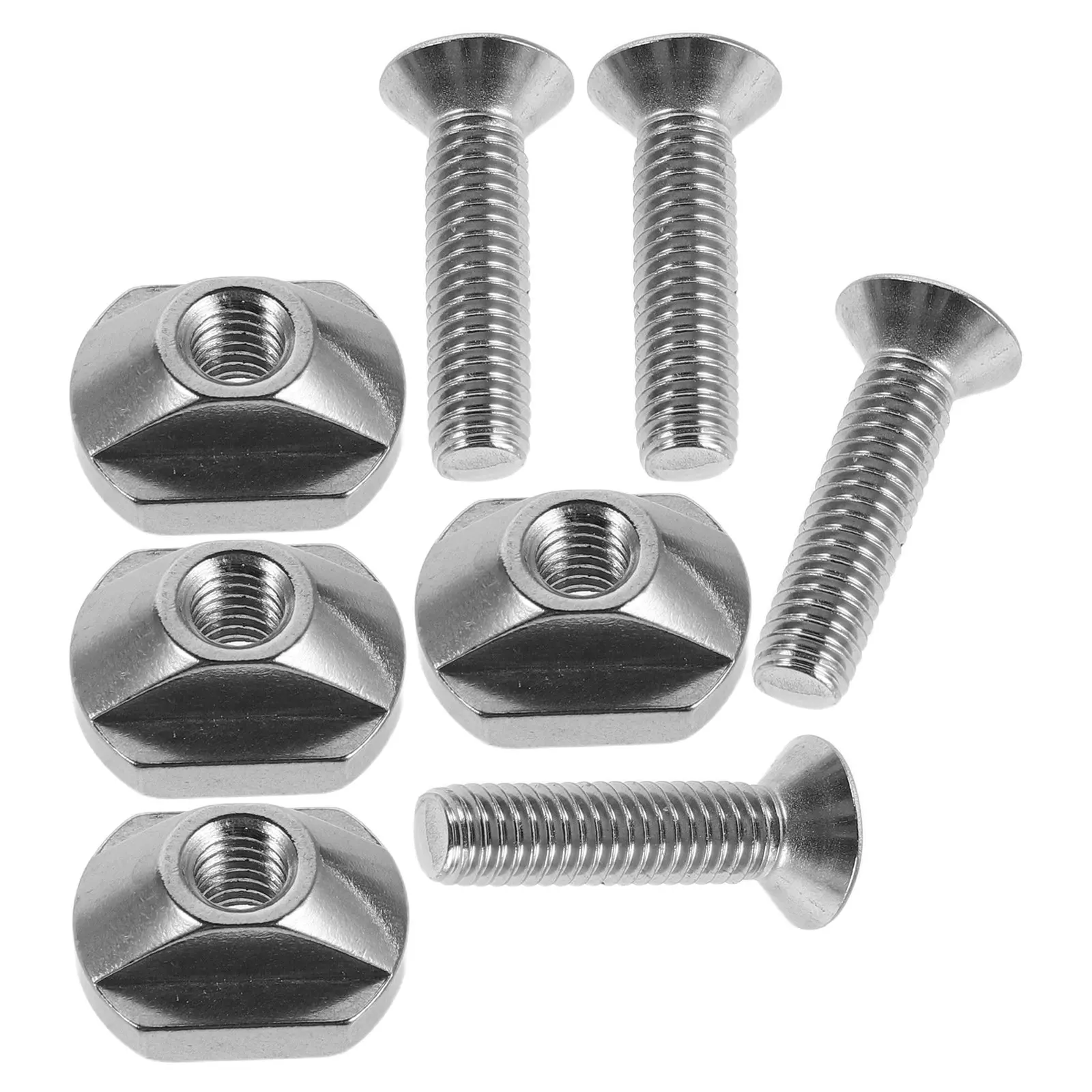 4Pcs Board Fastening Stainless Steel Fin Screw Set Paddleboard Thumb Replacement Surfboard Hardware Accessories