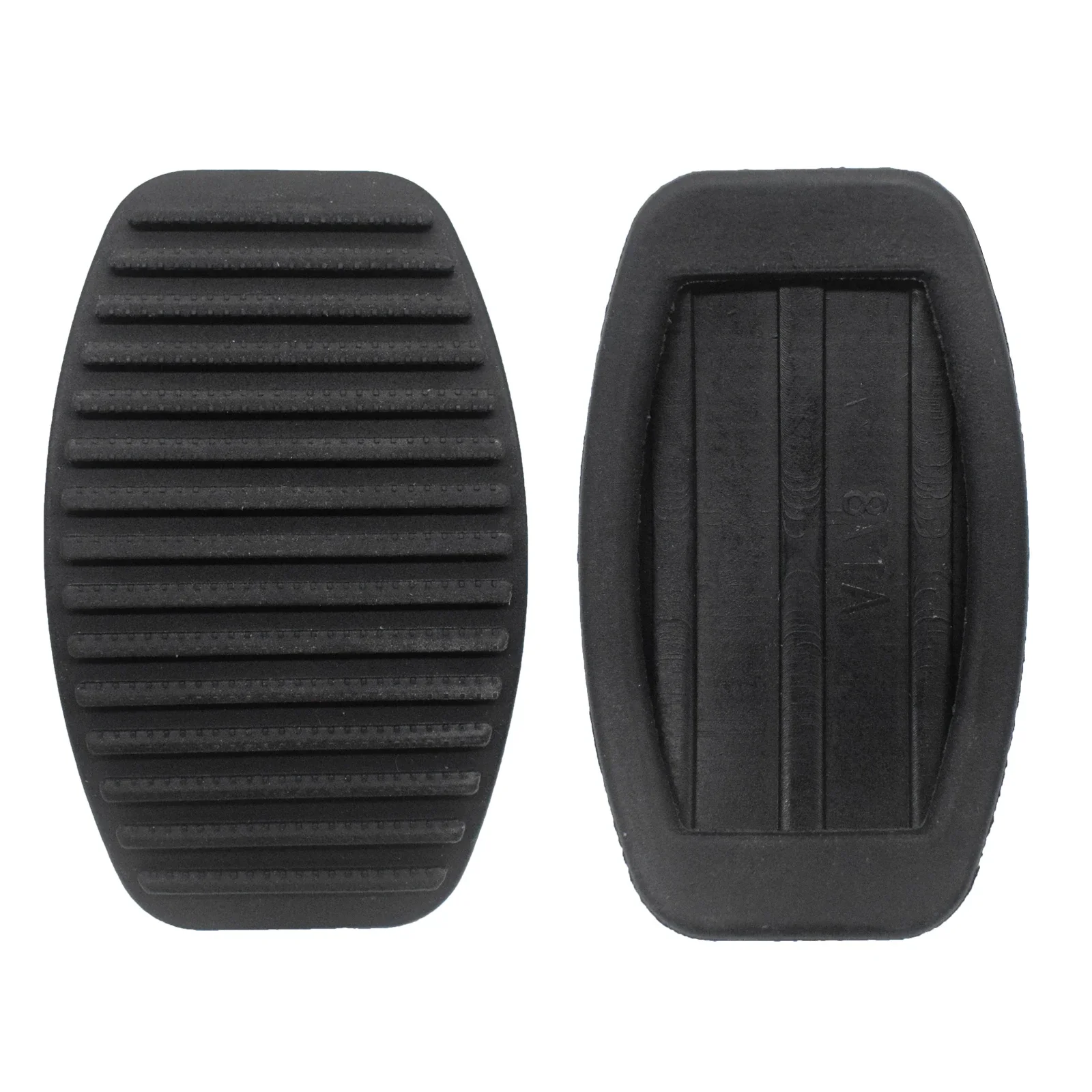 2Pcs For Fiat Barchetta 500 Brava Bravo Doblo Albea Punto Fiorino Palio Marea Lancia Brake Clutch Pedal Pad Covers Set 4170605