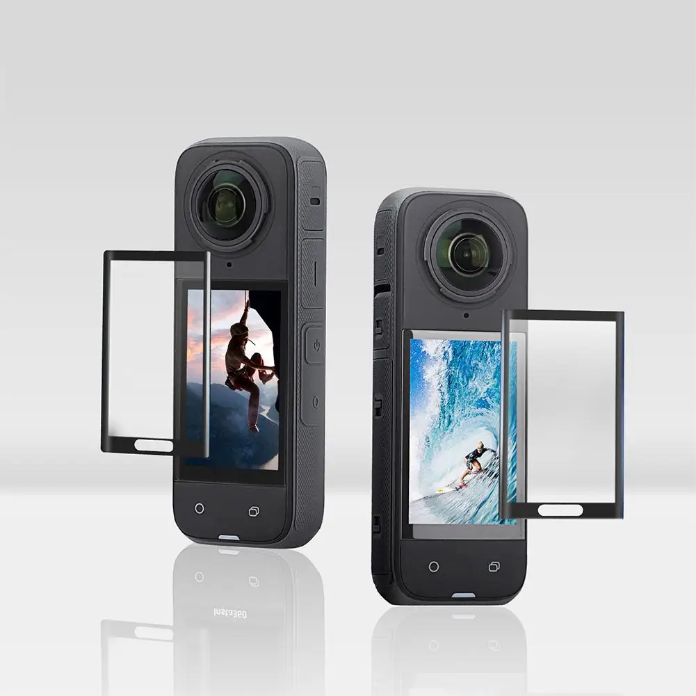 Filme HD anti-risco para Insta360 X4, protetor de tela, protetor, vidro temperado, câmera de ação, F9O9