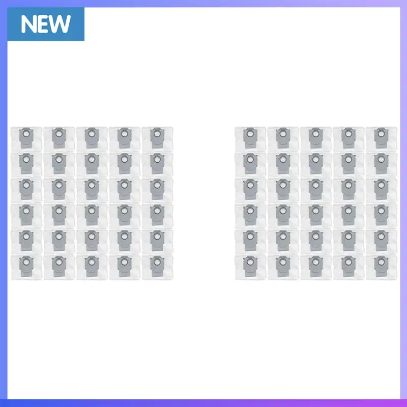 

A60P 60Pcs Dust Bag Replacement Accessories For Roborock T8, G10S, Q7 MAX, Q7 Max+, S7 MAXV Ultra Robotic Vacuum Cleaner