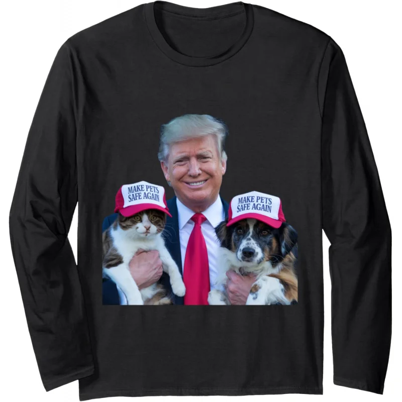 

Trump's latest campaign makes pets safe again with long sleeved pullovers