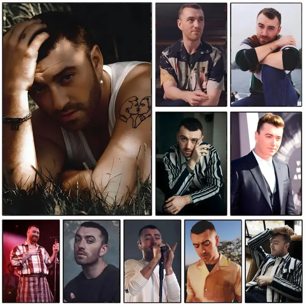 Sam Smith Poster Wall Art Print Decorative Mural Home Decor Gift Unframed