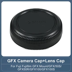 Camera Front Cap Body Cap Rear Lens Cap for Fuji Fujifilm GFX Mount GFX50S GFX50R GFX100 GFX100S Cap Cover Protector