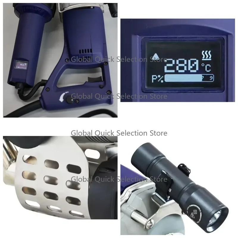 High Power Handheld Plastic Fusion Welding Construction Gear