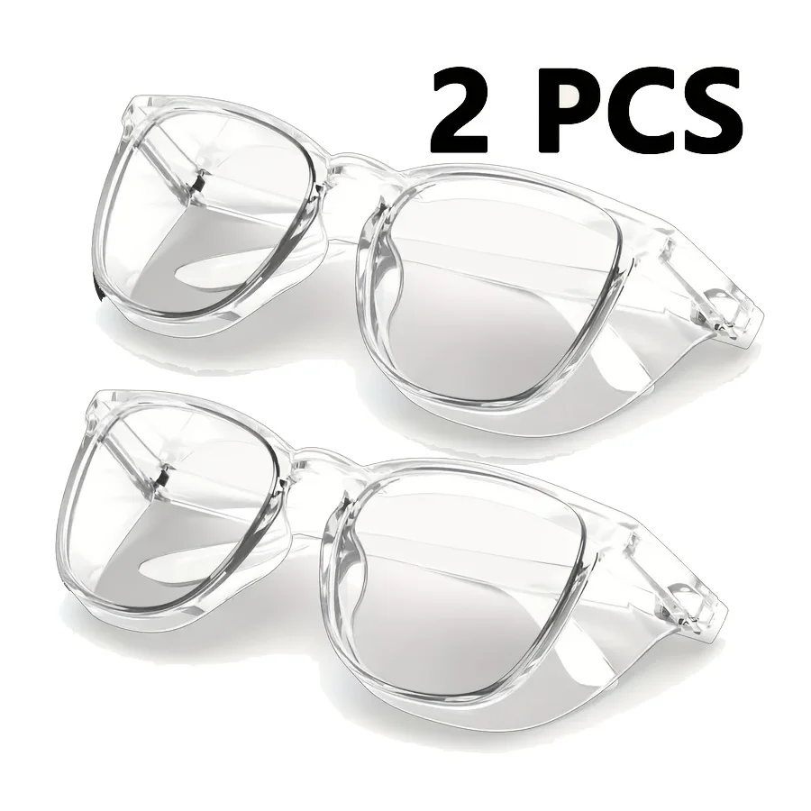 2-teilige Schutzbrille aus robustem Kunststoff, wind- und staubdicht, geschlossene Schutzbrille, Schutzbrille sind sicher – Detail 3