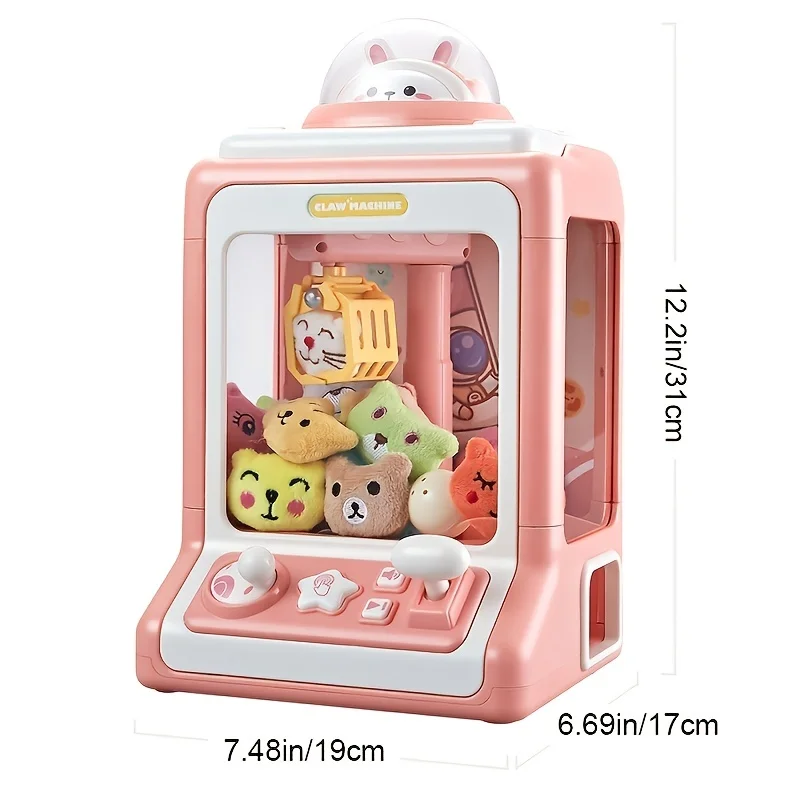 Machine à poupée à griffes pour enfants, petite machine à pince domestique, fabricants de bonbons à pièces, jouet familial pour garçons et filles