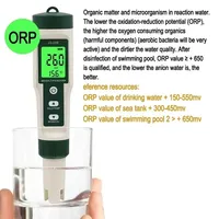 10 in 1 Water Quality Tester Pen for Aquarium Swimming Pool, PH/TDS/EC/SALT/TEMP/S.G/ORP/H2/Fertile/Resistivity Tester