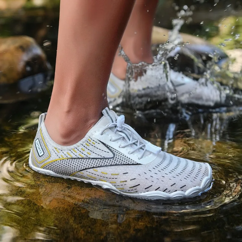 

YRZL Aqua Shoes Men Women Quick Dry Water Shoes for Beach Surfing Lightweight Barefoot Slippers Non-Slip Sneakers Summer Outdoor