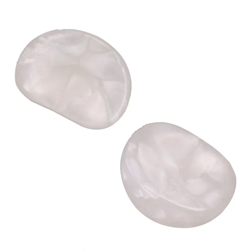 6Pcs/Lot Plastic White Mother Of Pearl Guitar Tuing Pegs Machine Heads Button Knobs Handle Cap Tip With Screws guitar parts