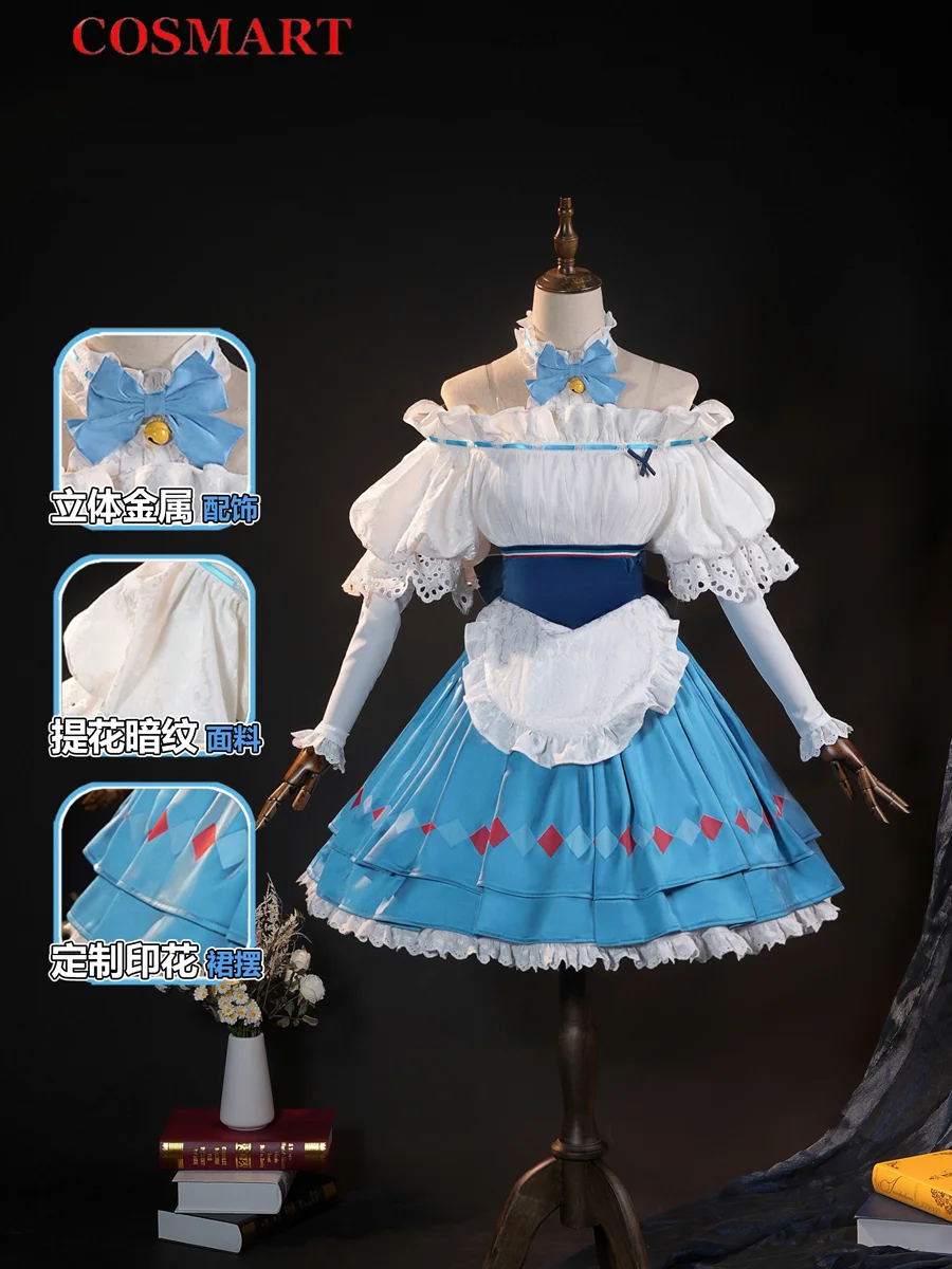 

Arknights Eyjafjalla The Hviit Aska Picnic Before The Trip Women Cosplay Costume Cos Game Anime Party Uniform Hallowen Play Role