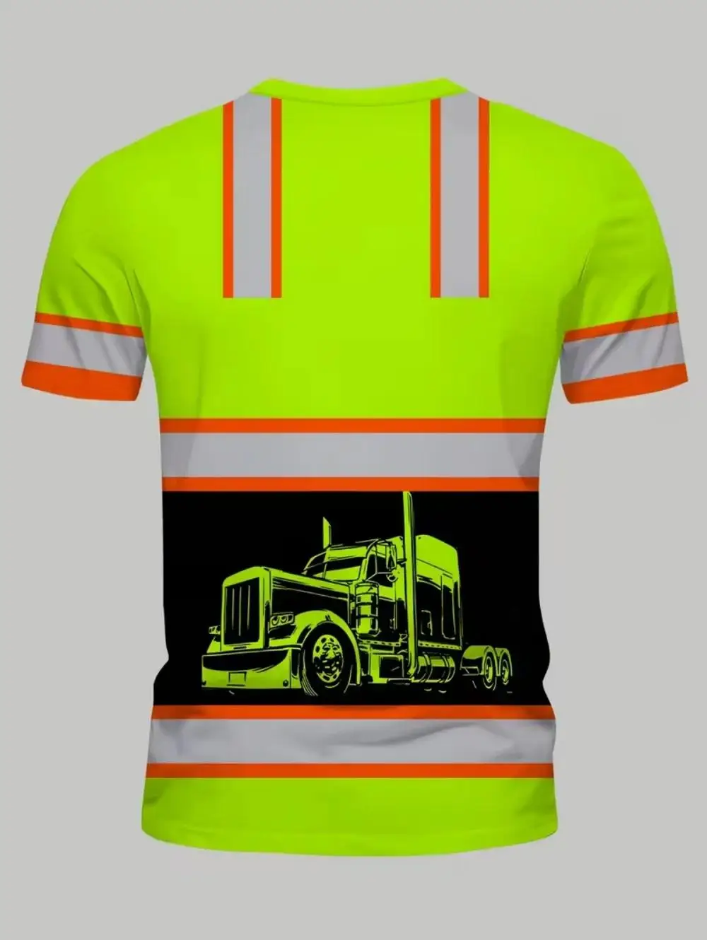 Neues Sicherheitslogo 3D-Druck Schnelltrocknend Atmungsaktives Herren-T-Shirt Outdoor Streetwear Sommer Kurzarm Tägliche Freizeitkleidung – Detail 3