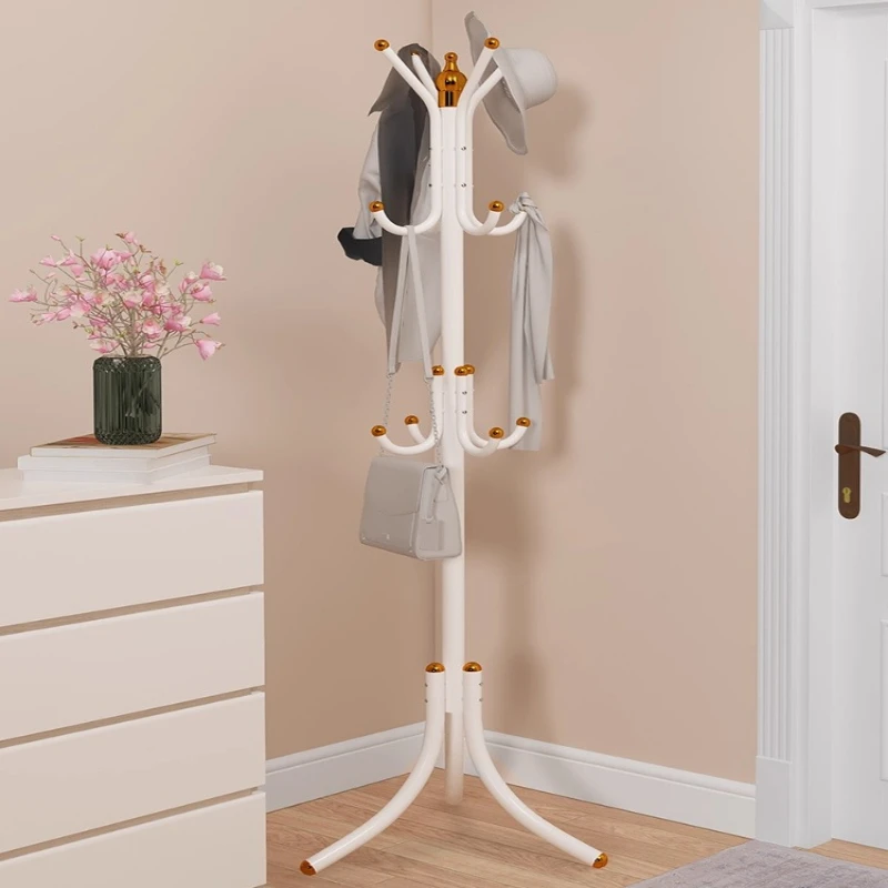 

Iron clothing rack Floor mounted hanger Simple clothes bedroom household storage simple modern hanging clothes rack perchero