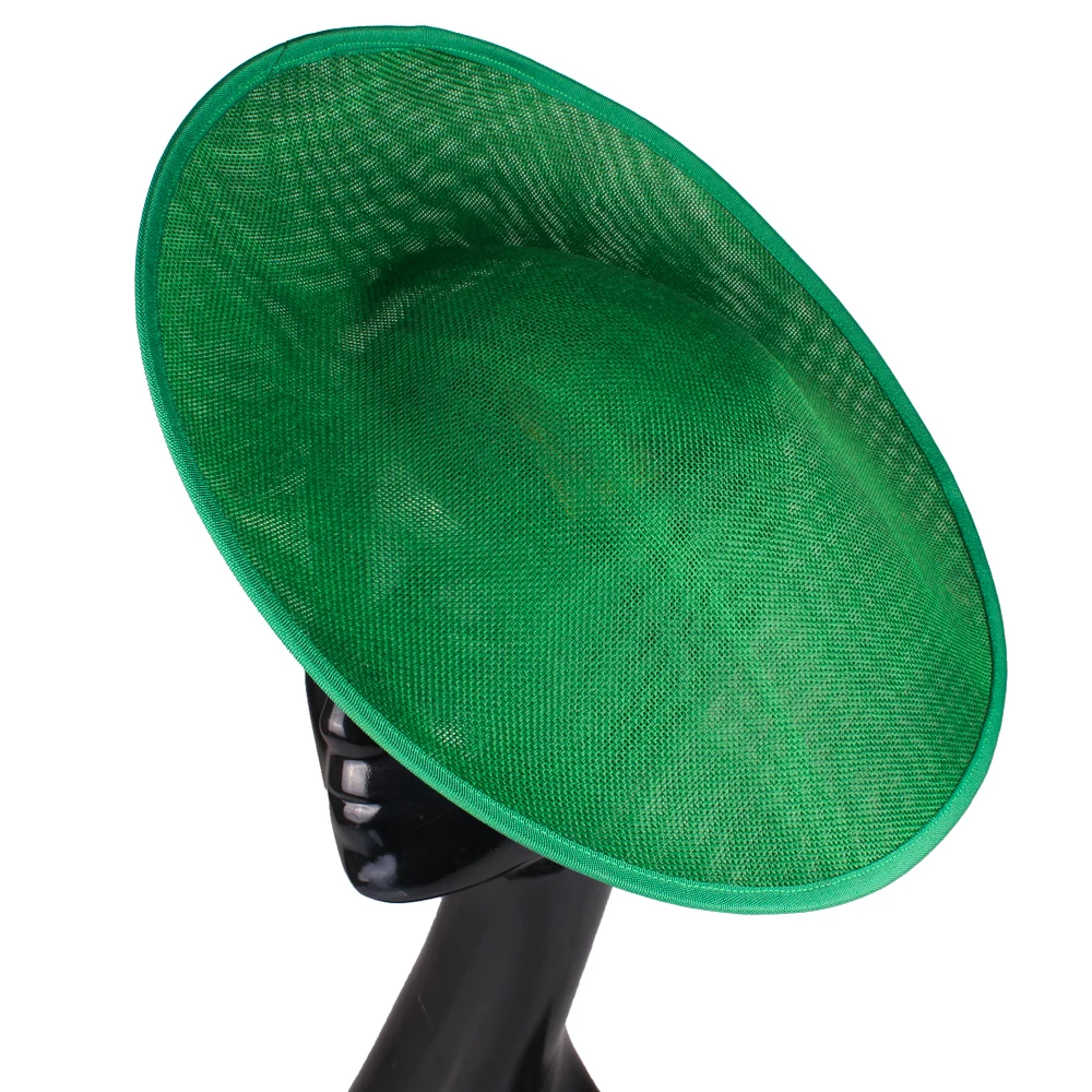 

2025 New Top Hat 33.5 CM Size Women Party Deby Cocktail Ladies Chapeau Cap Bride Wedding Fascinators Base DIY Hair Accessories