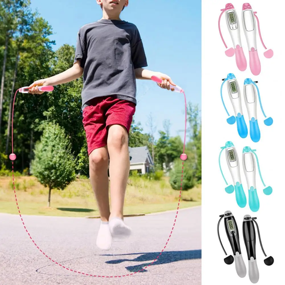 Cordless Jump Rope Digital Counting Electronic Jump Rope 360-Degree Rotatable Electronic Counting Skipping Rope Jump Rope