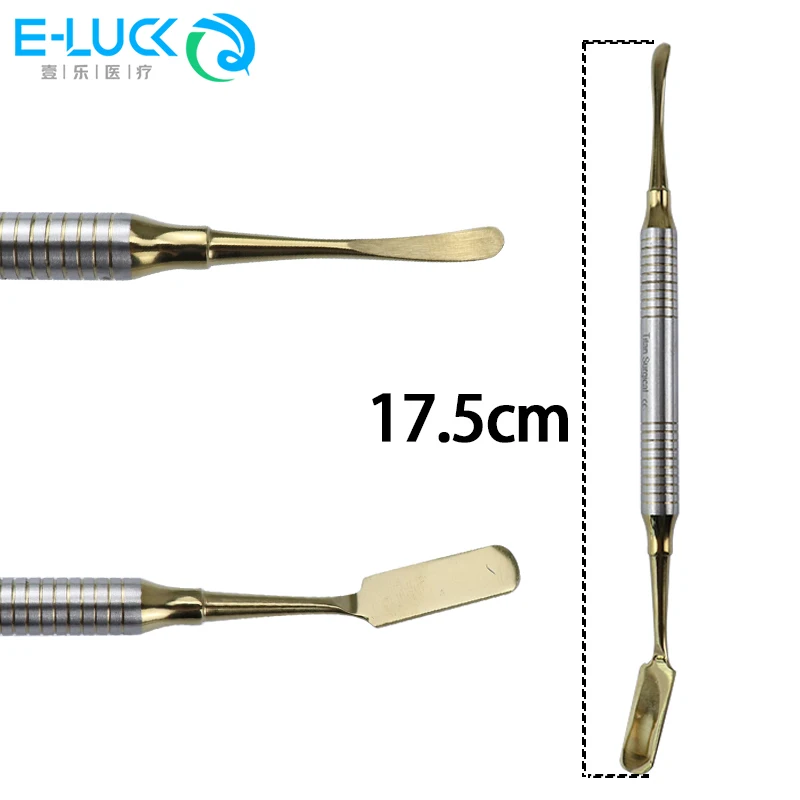 4 szt. Implant stomatologiczny podnośnik periodjalny ouble końcówki odblaskowy Splitter Separator instrumenty dentystyczne narzędzie chirurgiczne