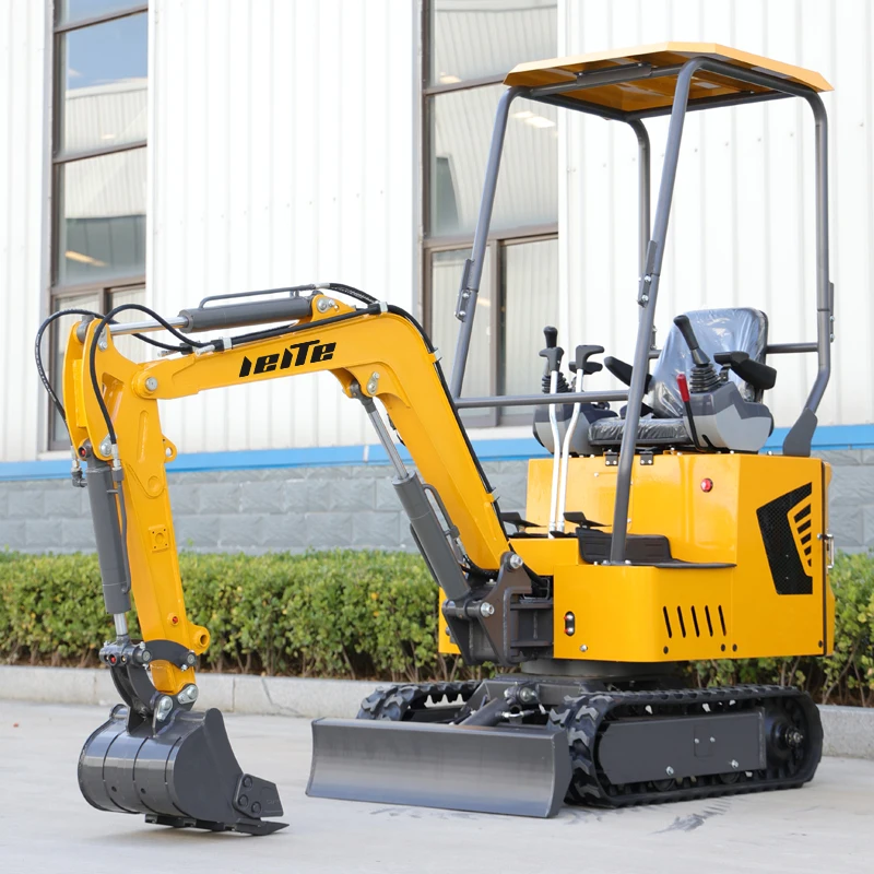 Flexible Engineered rubber track 1 ton mini excavator Compact Customization digger with EPA/CE/EURO Mini Excavator