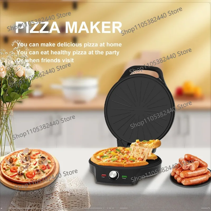 Suitable for 110V pizza machine, pancake machine, double-sided non-stick heating electric cake pan, pancake frying machine