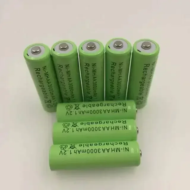 Batteries Rechargeables, Pré-chargées 1.2V AA 3000 MAh NI MH