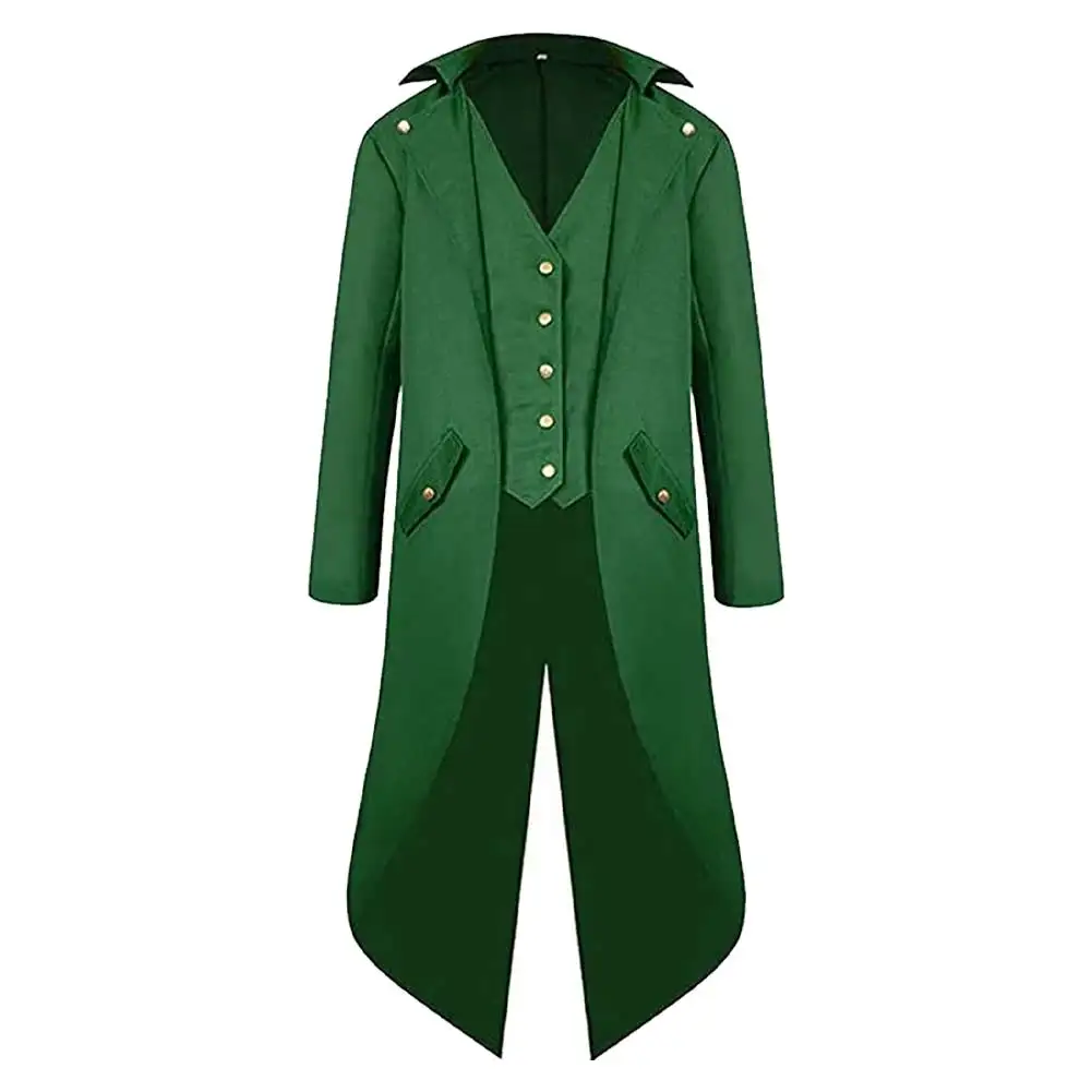 St. Patrick's Day Kostüm für Männer Frauen Steampunk Cosplay Jacke Hut Fantasia Dress Up Outfits Halloween Karneval Party Kleidung