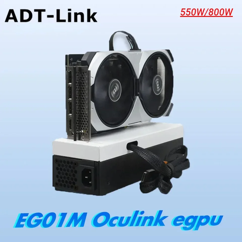 EG01M Oculink M2 Laptop External Graphics GPU Dock 64Gbps Gen4 550