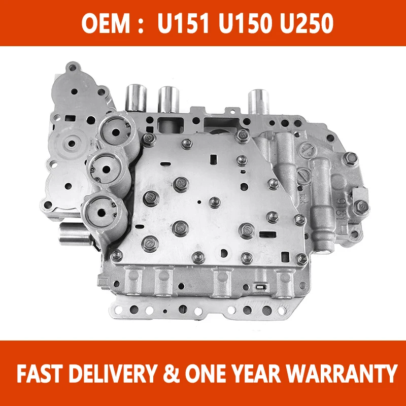 Cuerpo de válvula de transmisión U150 U151 U250 con 7 solenoides 80030 57754FA para Toyota modelo años 2004-2014 herramientas de accesorios de coche