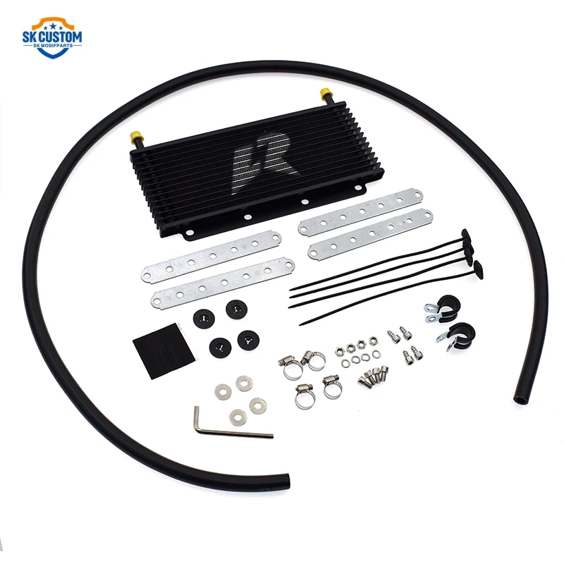 

Универсальный масляный радиатор автоматической коробки передач 14, 19, 25, 32 ряда, алюминиевый радиатор с масляным охлаждением