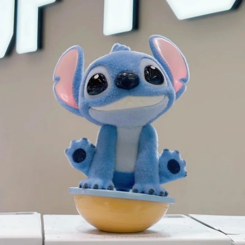 حقيقية ديزني غرزة حيوية اليوغا سر صندوق أعمى التماثيل غرزة توافدوا الحلي لطيف سطح المكتب الديكور هدايا عيد الميلاد