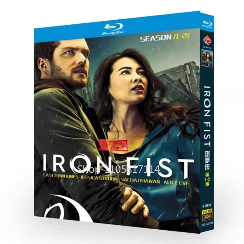 Iron Fist Season (1-2) 4-D Blu-ray disc Audio: English YIHUI