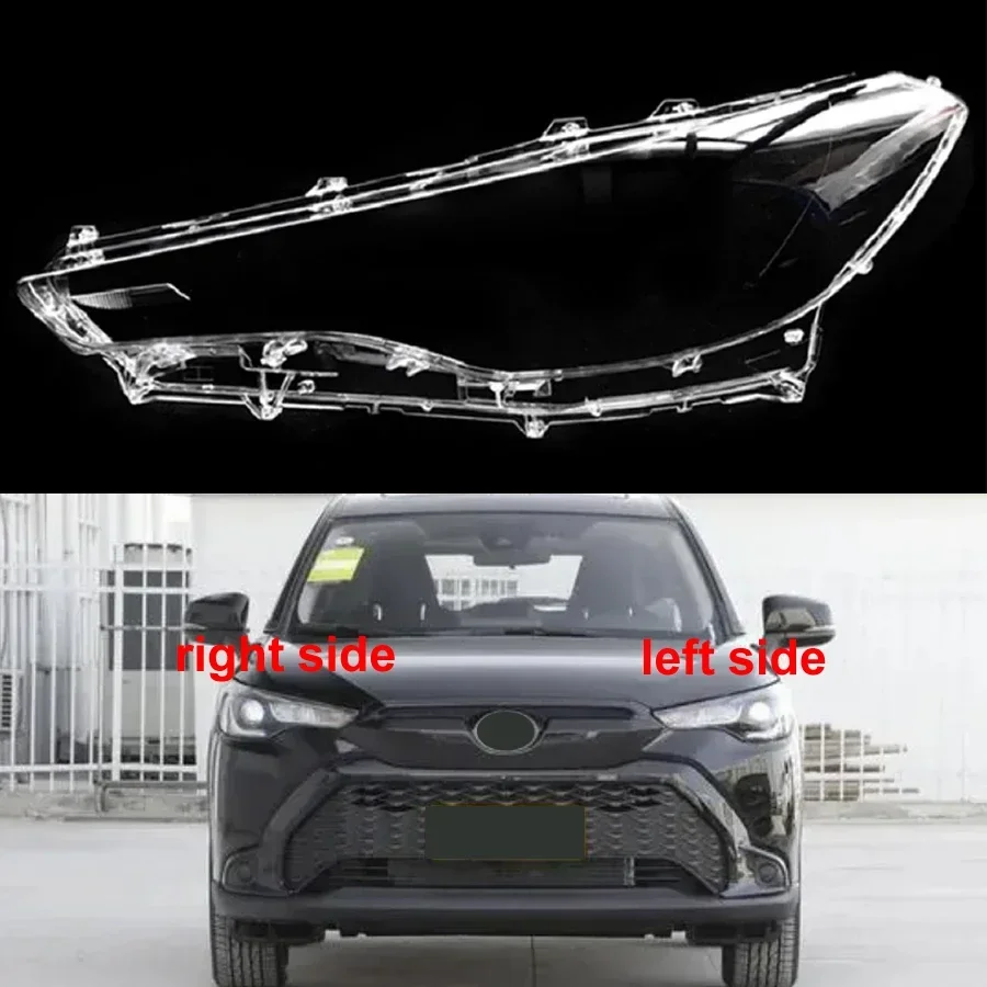 

For Toyota Frontlander 2022 2023 Halogen Headlight Cover Transparent Lampshade Headlamp Shell Plexiglass Replace Original Lens