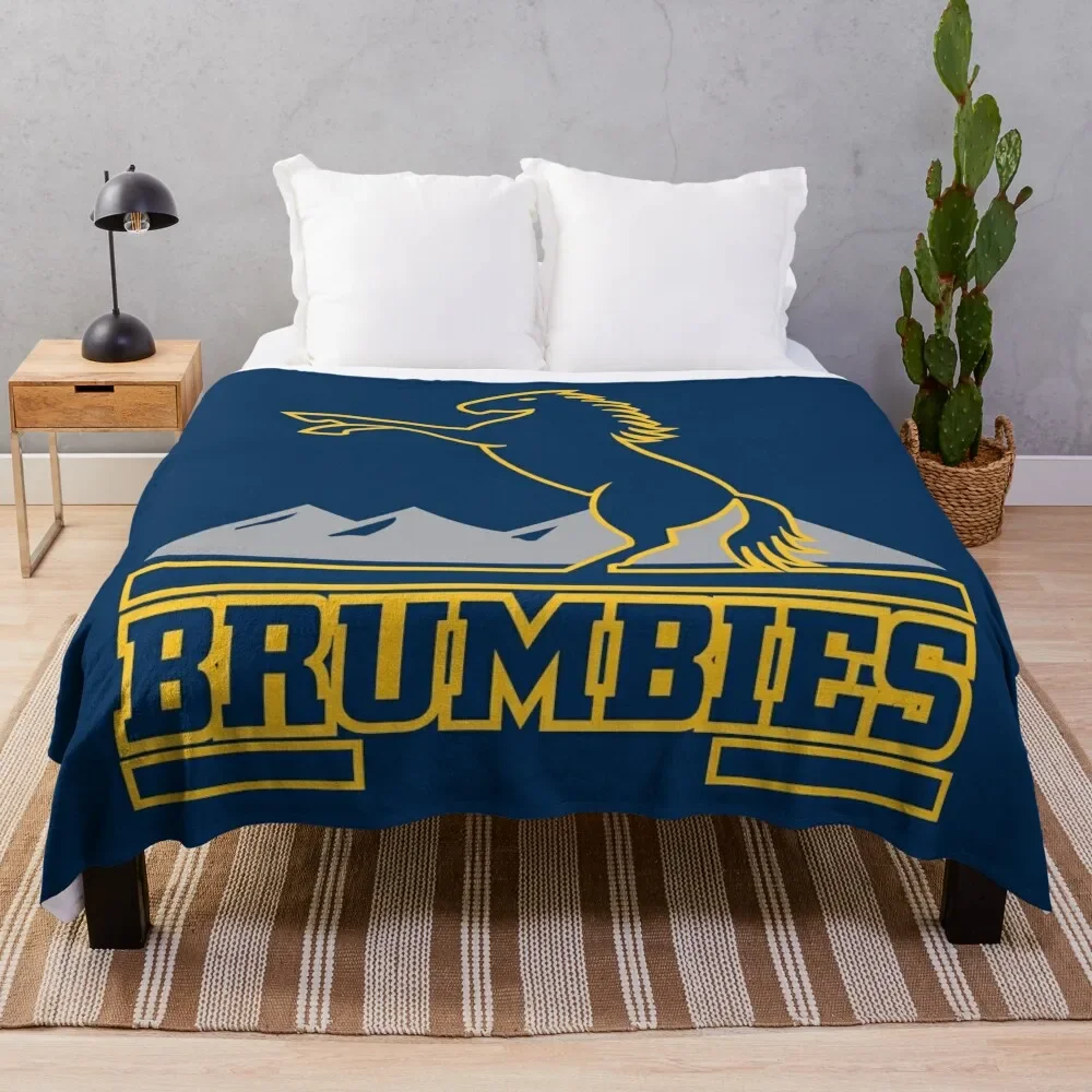 

Brumbies Rugby Throw Blanket blankets and throws Camping Blankets