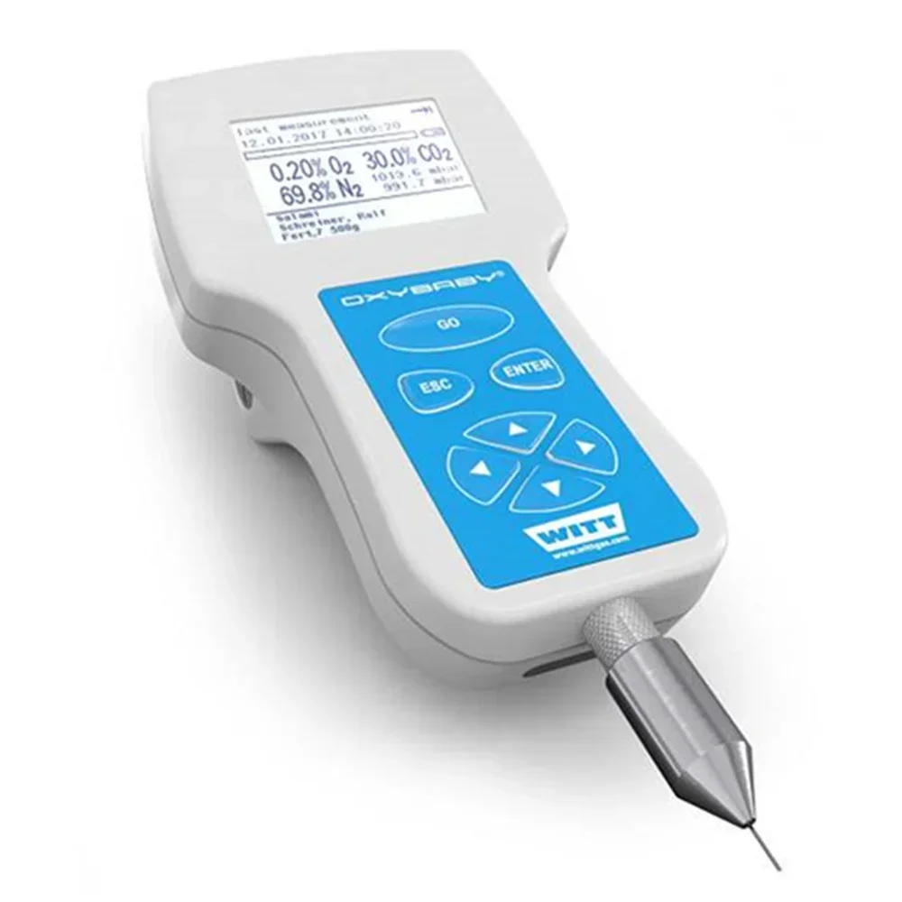 M O2/CO2 Handheld Headspace Analyzer M60 Residual Oxygen Meter